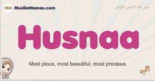 Dorra was also chosen to be the face of the house the azurde. Husnaa Meaning Of The Muslim Baby Name Husnaa
