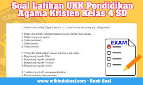 Soal pasuas pa kristen kelas 2 sdmi semester 2 genap 2019 lengkap kunci jawaban ini bisa digunakan untuk latihan menghadapi uas semester. Soal Dan Jawaban Agama Kristen Kelas 4 Sd Kumpulan Contoh Surat Dan Soal Terlengkap