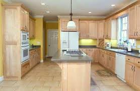 natural wood kitchen cabinets