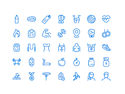 Motivational Fitness Icons Fitness Icon Health Icon Fitness Motivation