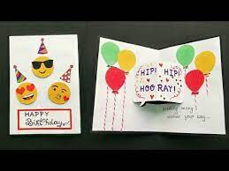 You could cut them out, colour them and stick them on a card. Handmade Birthday Card Birthday Pop Up Card Birthday Greeting Card Ideas Cute Birthday Card Ma Card Making Birthday Birthday Card Craft Birthday Greeting Cards