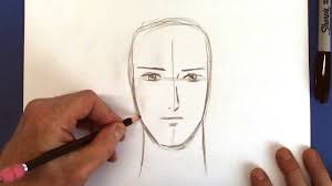 Begin drawing the male anime eye by drawing a thick line for the upper eye. How To Draw A Handsome Manga Boy For Beginners Youtube
