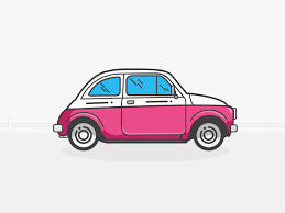 A Running Car Car Cartoon Motion Design Animation Cartoon Gifs