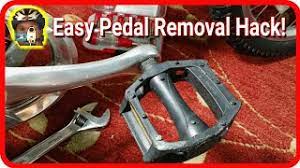 The easiest, quickest, and safest way to remove bicycle pedals. How To Remove Bike Pedals From A Bike Quickly Easily No Pedal Wrench Needed Youtube