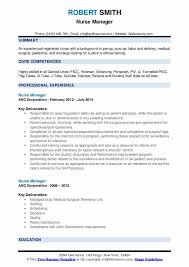Nursing skills that employers look for in candidates for employment, examples of each type of skill, and how to show employers you have them. Nurse Manager Resume Samples Qwikresume