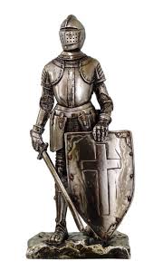 Medieval Knight Decorative Figurine Crusader Standing Guard Statue Suit Of Armor Medieval Knight Crusader Knight Suit Of Armor