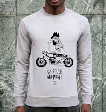 Sweat Ca Roule Sweat Shirt Humour Ca Roule Ma Poule Grafitee