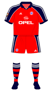 Bayern munich training kit shirt adidas 164 cm kids/adult. The 1990s An Increasingly Blue Decade For Bayern Munich And Adidas Museumofjerseys Com
