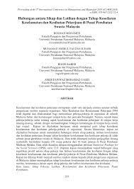 Peraturan tersebut mensyaratkan antara lain bahwa tempat kerja. Pdf Hubungan Antara Sikap Dan Latihan Dengan Tahap Kesedaran Keselamatan Dan Kesihatan Pekerjaan Di Pusat Perubatan Swasta Malaysia