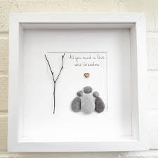 Pebble Art Picture Family Grandma Love Nanny Gift Mum Etsy Pebble Art Family Pebble Art Art