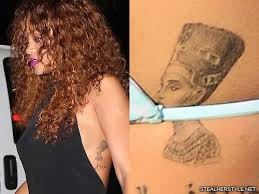 It is an abstract design inspired by indian henna art. Rihanna S Tattoos Meanings Steal Her Style