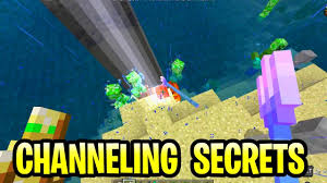 Minecraft Update Aquatic Channeling Secrets Trident Tutorial Pe Xbox Ps4 Switch Youtube
