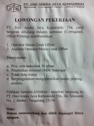 We did not find results for: Lowongan Kerja Pt Dwi Aneka Jaya Kemasindo Tbk Jatake Tangerang