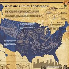 A Section Of The Cultural Landscapes 101 Information Poster With A Map Of The United States Cultural Landscape Landscape Culture
