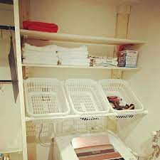 そんなのに使えたの 100均のつっぱり棒の使い道アイディアが無限 ランドリー収納 アイデア インテリア 収納 収納 アイデア