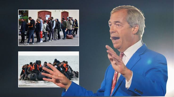 POLITICS LIVE🚨Nigel Farage vows to shut down entire asylum system to deport 90,000 migrants Follow along via the link below...