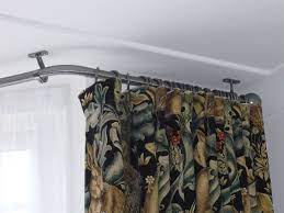 Looks expensive and im very happy with them. Bradleys 25mm Ceiling Fix Bay Window Curtain Pole And Morris Co Forest Velvet Curtains Insta Bay Window Curtains Bay Window Living Room Bay Window Treatments