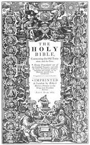 1611 King James Bible Artwork 1611 King James Bible King James Bible King James Version