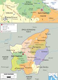 Download fully editable outline map of san marino with municipalities. Detailed Political Map Of San Marino Ezilon Maps