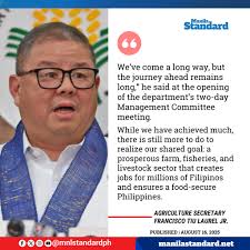 MSBusiness │Department of Agriculture (DA) Secretary Francisco Tiu Laurel  Jr. called for creativity and unity within the department as it faces  scrutiny over its 2026 budget and proposed legislative reforms. Continue  reading: