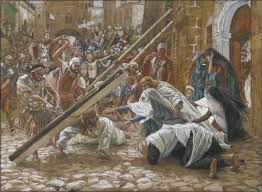Station 4 Jesus Meets His Mother Stations Of The Cross Traditional Illustrated By James Tissot Art Mother Painting Life Of Jesus Christ