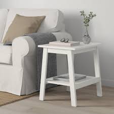 Lunnarp White Side Table 55x45 Cm Ikea In 2020 White Side Tables Ikea Side Table Living Room Table