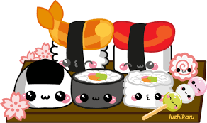 Kawaii Food Sushis Kawaii Dessins Mignons Dessin Kawaii