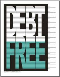 The Original Debt Free Chart Debt Free Charts