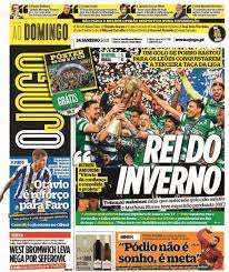 Jogo, que decorreu no algarve, acabou empatado a dois golos. Revista De Imprensa Sporting E O Sol De Inverno Rei Leao E O Rei De Inverno Taca Da Liga Sapo Desporto