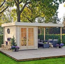 Home Office Where You Can Also Relax On Your Own Deck Heaven Image Only Tiny Homes Pieces A Vivre Dans Le Jardin Cabane Jardin Idees De Patio