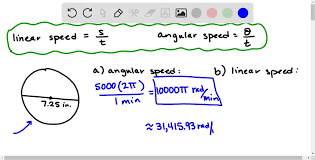 Jul 22, 2015 · how to find angular speed: Solved Linear And Angular Speeds A Circular Power