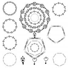 Rose gold black and white diamond engagement ring.forever one round moissanite center ,style 2rgdblm. Free Vector Hand Drawn Black And White Rings Pack