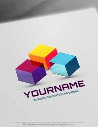 Create Your Own 3d Cubes Logo Using The Online 3d Logo Maker Logo Design Free Templates Logo Design Free Logo Maker App
