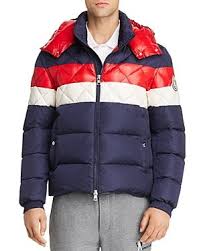 Moncler Janvry Color Block Down Jacket In Red Modesens Down Jacket Jackets Moncler Jacket