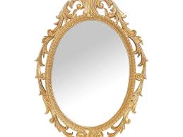 An overlay of handcrafted iron gives this mirror panel luxe zebra stripes! Filigree Wall Mirror Oval Antique Reproduction Shop