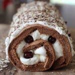 Recette De La Foret Noire Roulee De Noel Recette Foret Noire Gateau Roule Herve Cuisine