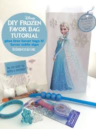 Decoration Frozen Themed Birthday Party At Home Diy Frozen Favor Bags Tutorial The Home I Create Frozen Favor Bags Frozen Birthday Party Favors Frozen Birthday Favors