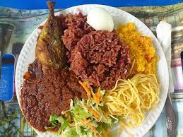 How to make street wanke stew. Familykitchen How To Prepare Waakye Rice And Stew Daily Family Ng