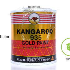 Tapi, supaya nggak gagal, cek daripada bingung, kenapa gak coba pakai cat minyak saja? Jual Cat Minyak Besi Merk Kangaroo Kangguru Warna Emas Gold 1 Liter Jakarta Selatan Tebet Store Tokopedia