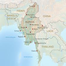 File:ethnolinguistic map of burma 1972 de.svg. Myanmar Reisen Privat Und Individuell Geoplan Privatreisen