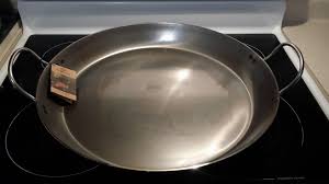 50cm De Buyer Carbon Steel Paella Pan Why Because Why Not A Beauty Before Seasoning Process That Will Only Intensify Paella Pan Carbon Steel Kitchen Art
