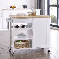 Domenique Kitchen Cart Solid Wood Kitchen Cart Rolling Kitchen Island Kitchen Roll