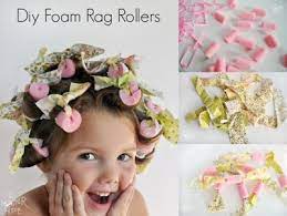 Homemade Foam Rag Rollers For No Heat Hair Curling The Homestead Survival No Heat Hairstyles Diy Hair Rollers Foam Rollers Hair