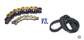 difference between chain drive and belt