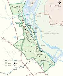 Map Of Great Falls Va Great Falls Park Map, Virginia | Gifex