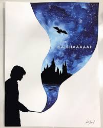 The most common harry potter paintings material is stretched canvas. Harry Potter Painting After A While Luckily I Made The Prints Right Away And You Can Fi Harry Potter Painting Harry Potter Canvas Harry Potter Watercolor