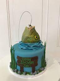 50 fish birthday cakes ranked in order of popularity and relevancy. Cakes For Him Including Grooms Cakes Fish Cake Fish Cake Birthday Birthday Cakes For Men