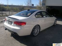 Bmw 335i Gloss Black Roof Wrap Bmw Car Wrap Car
