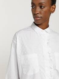 Mariya White delicate Frill Detail