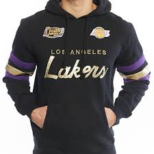 If you are in need of a multipurpose jacket that is stylish with a bit of flair, this starter nba men's breakaway pullover jacket is just right for you. Mitchell Ness Sweatshirt Los Angeles Lakers Black Championship Game Pullover Bludshop Com